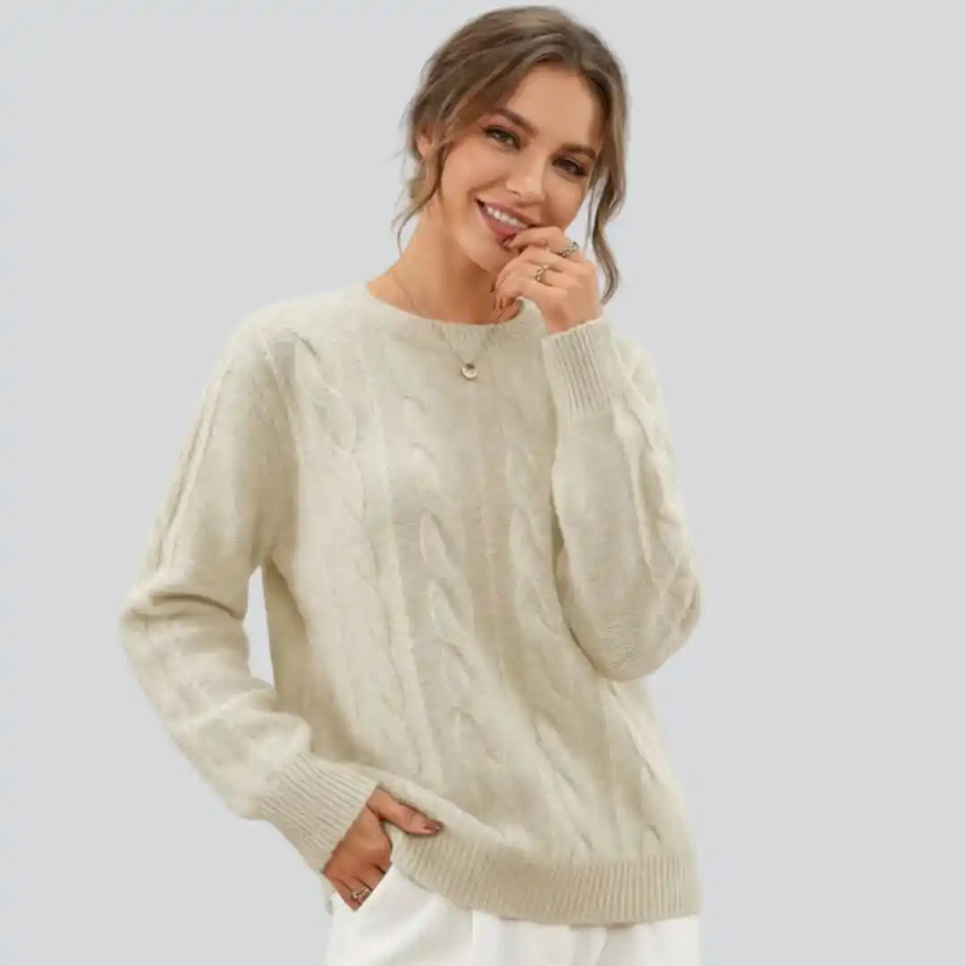 Fine Rib Crew Sweater