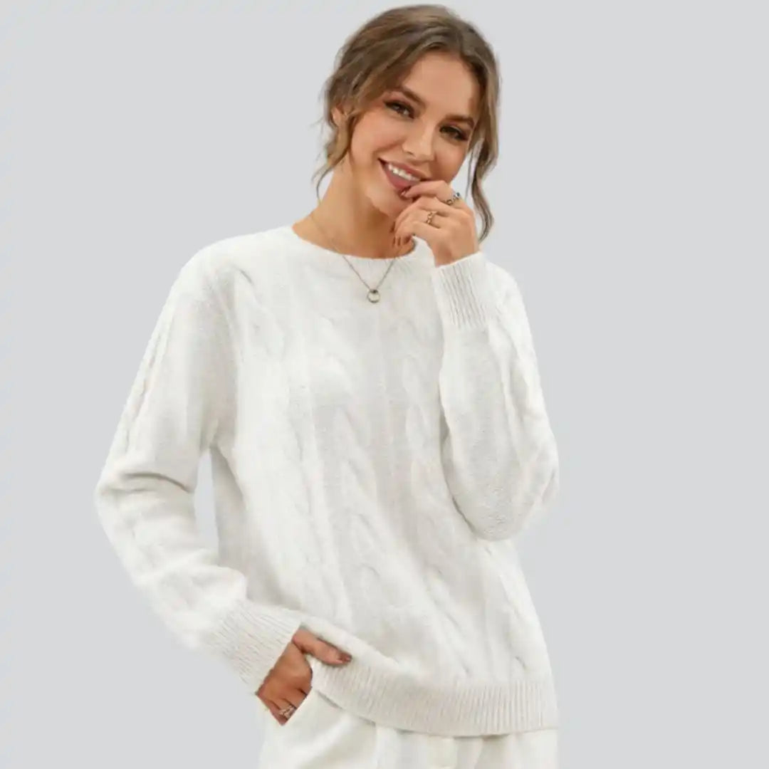 Fine Rib Crew Sweater