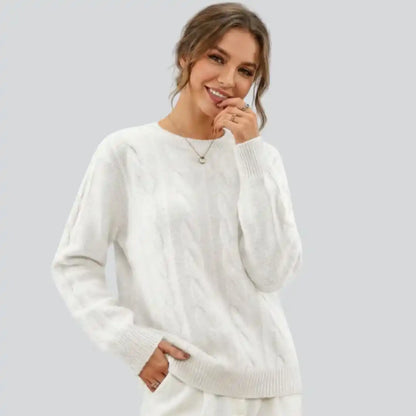 Fine Rib Crew Sweater