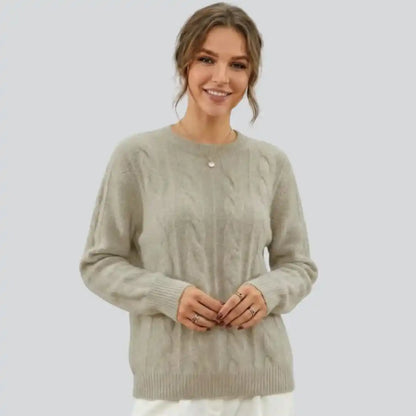 Fine Rib Crew Sweater