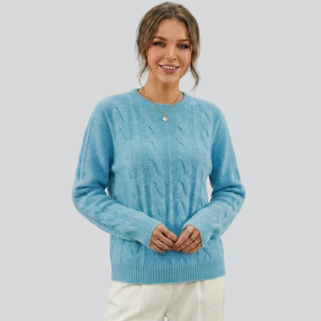 Fine Rib Crew Sweater