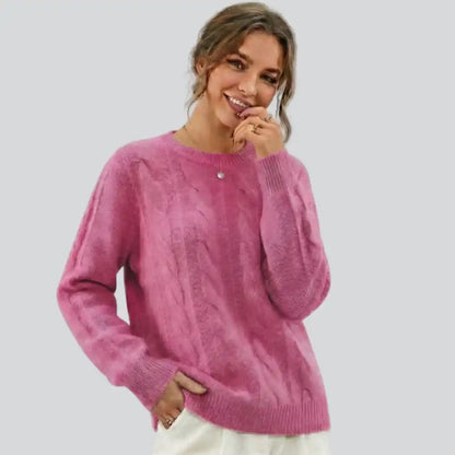 Fine Rib Crew Sweater