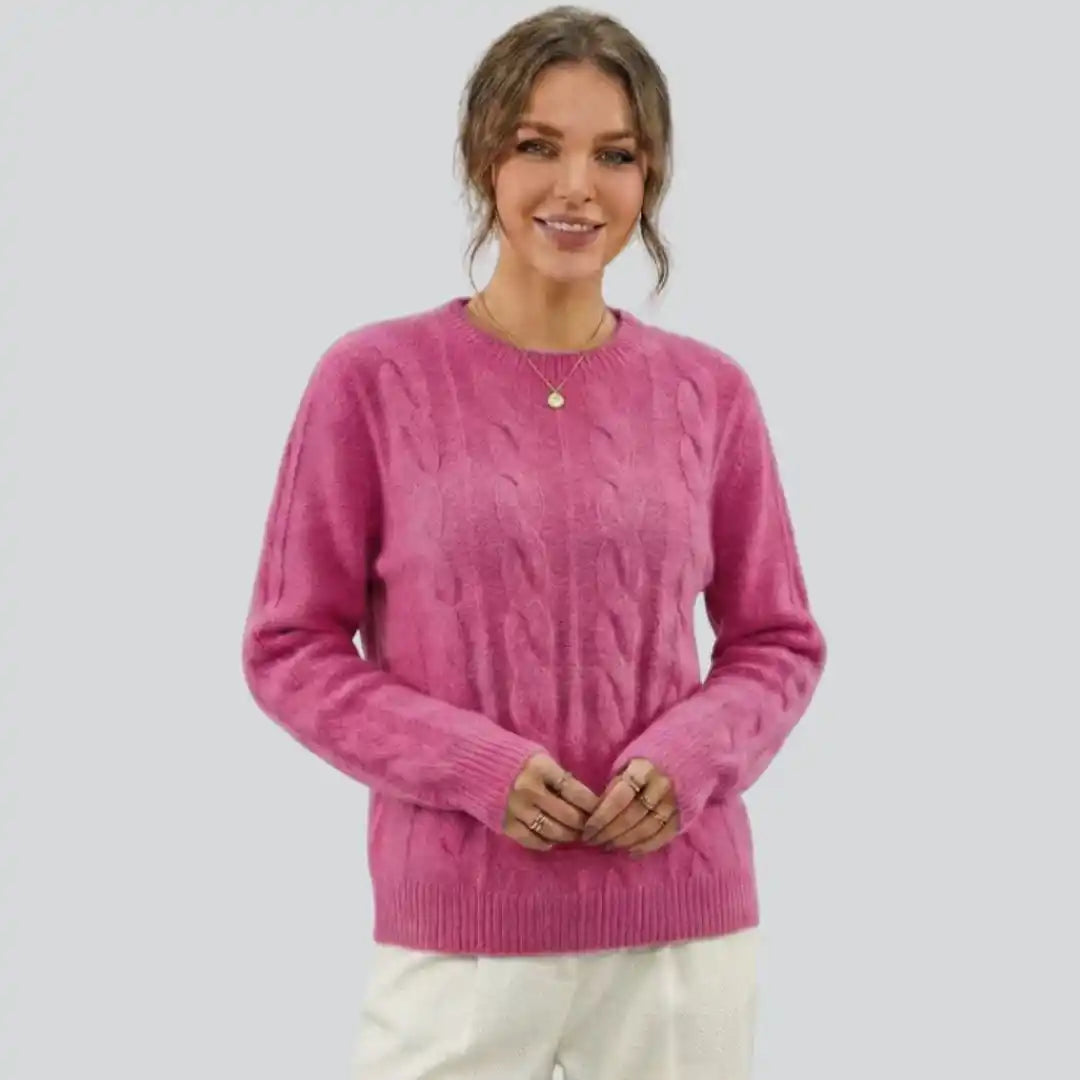 Fine Rib Crew Sweater