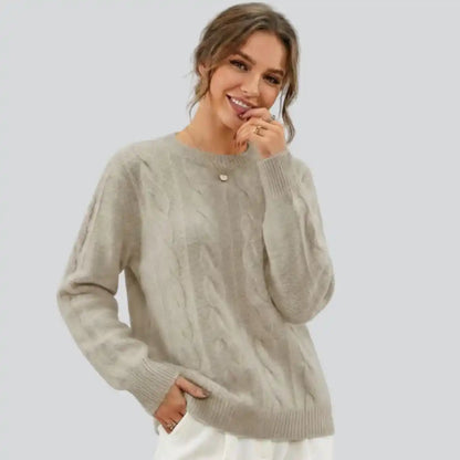 Fine Rib Crew Sweater