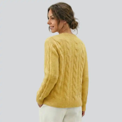 Fine Rib Crew Sweater