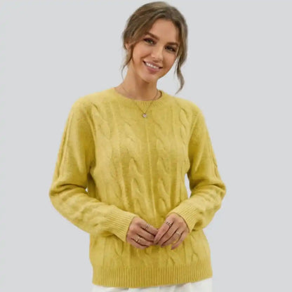 Fine Rib Crew Sweater