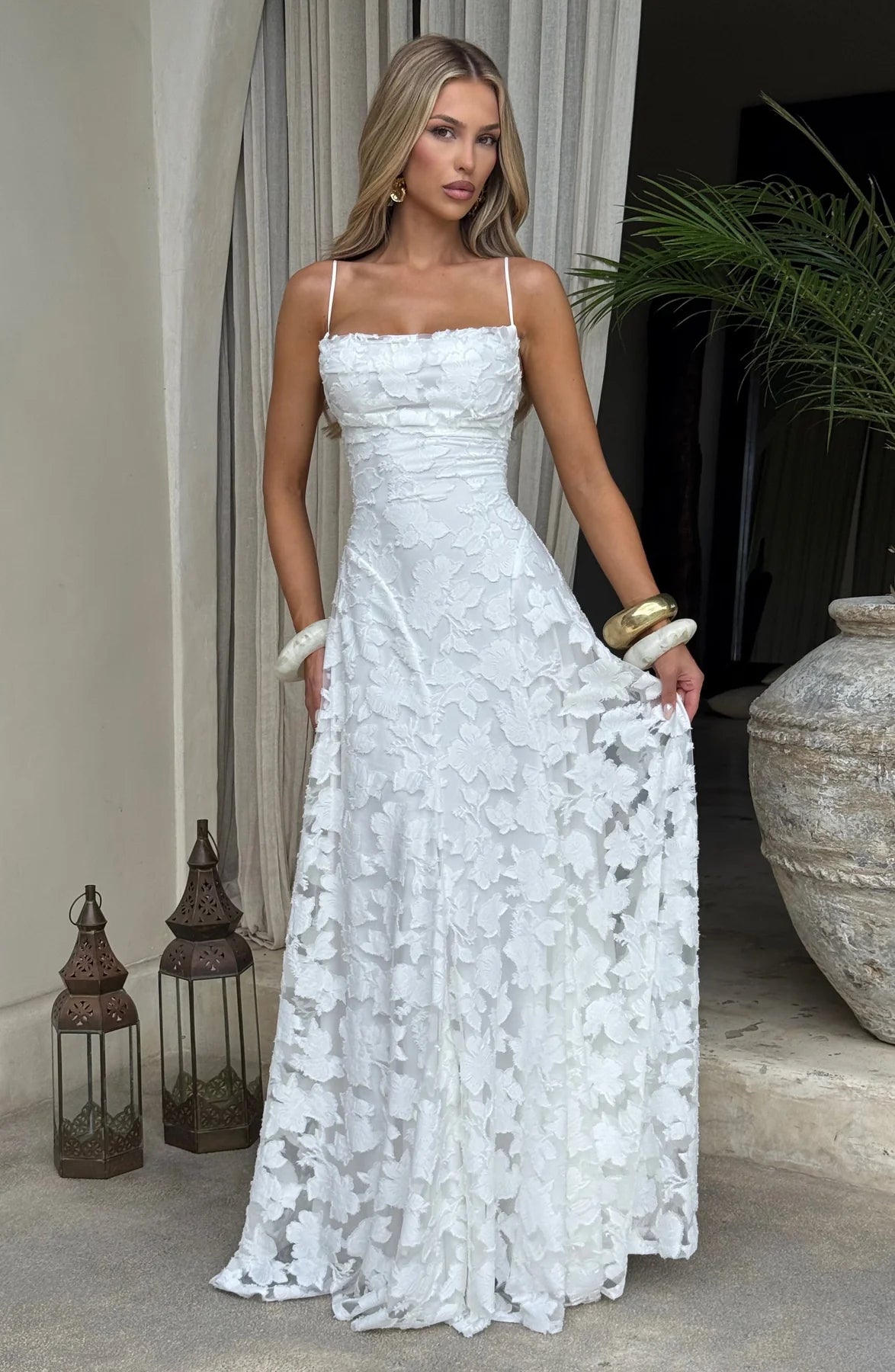 Sexy Flowy Bridal Dress