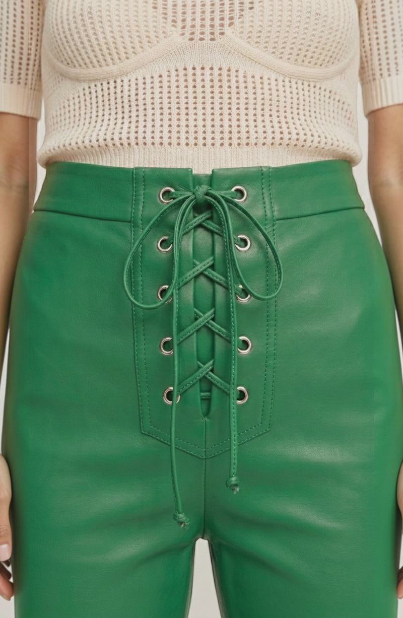 LORVENE Line Mode Pants featuring sleek design, tailored fit, and stylish line detailing, perfect for modern casual wear.