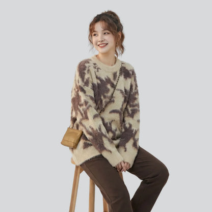 S Plush Fur-Blend Sweater