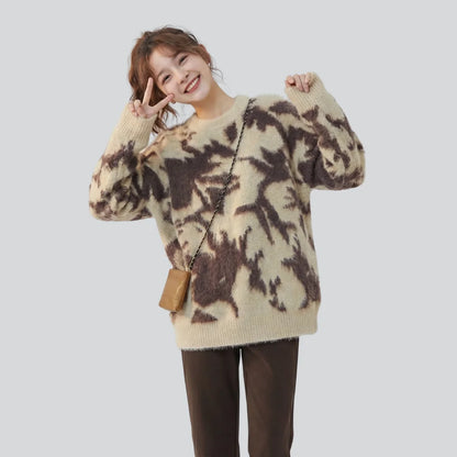 S Plush Fur-Blend Sweater