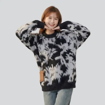 S Plush Fur-Blend Sweater