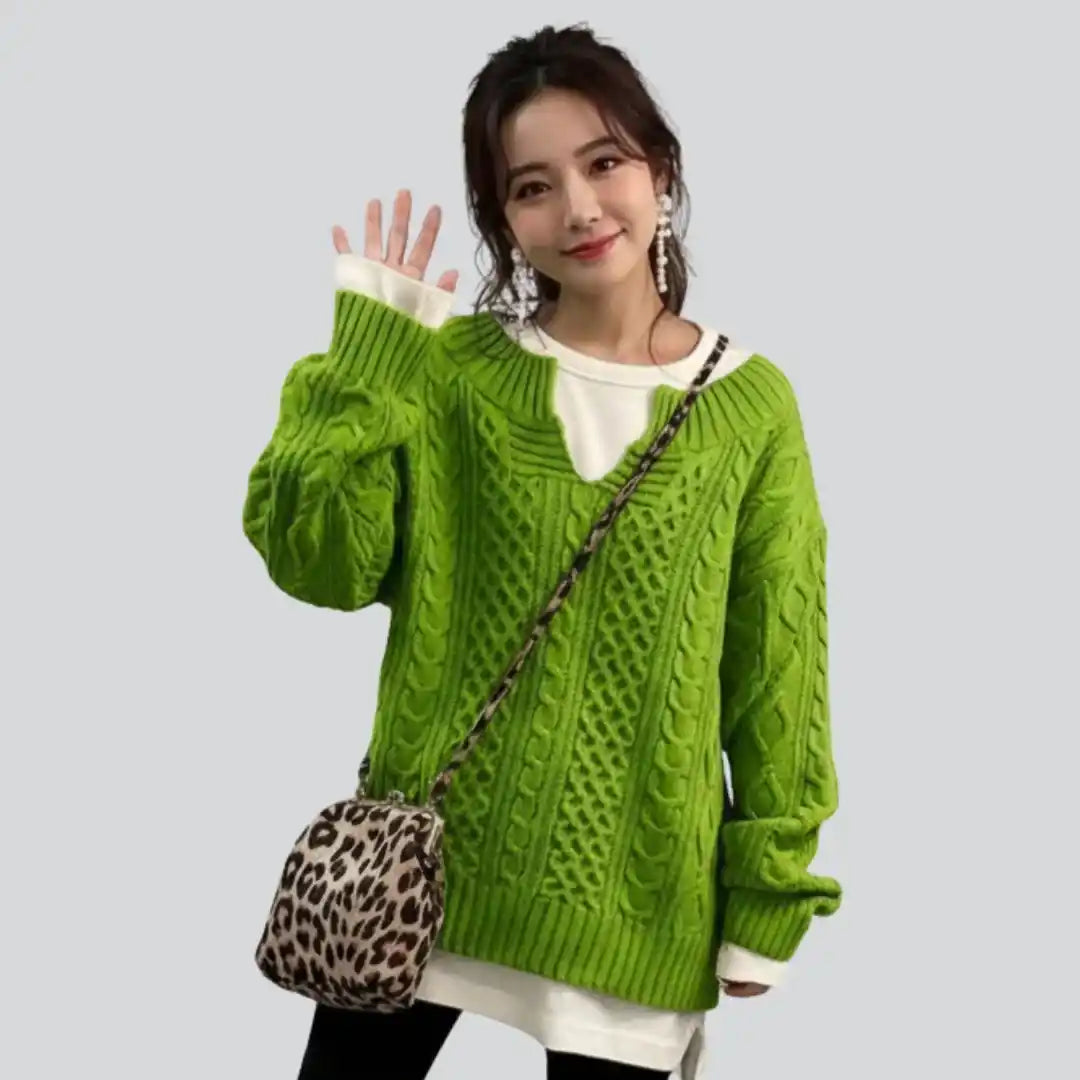 Weicher Rippstrickpullover