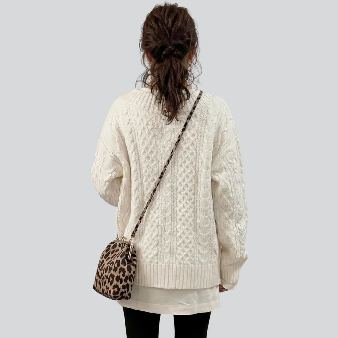 Weicher Rippstrickpullover