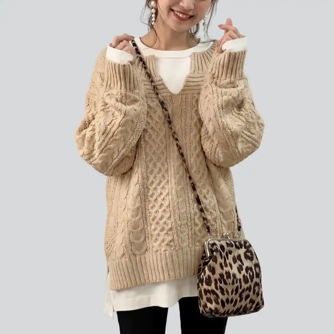 Weicher Rippstrickpullover