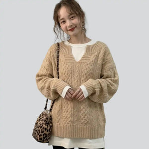 Weicher Rippstrickpullover