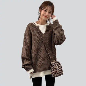 Weicher Rippstrickpullover