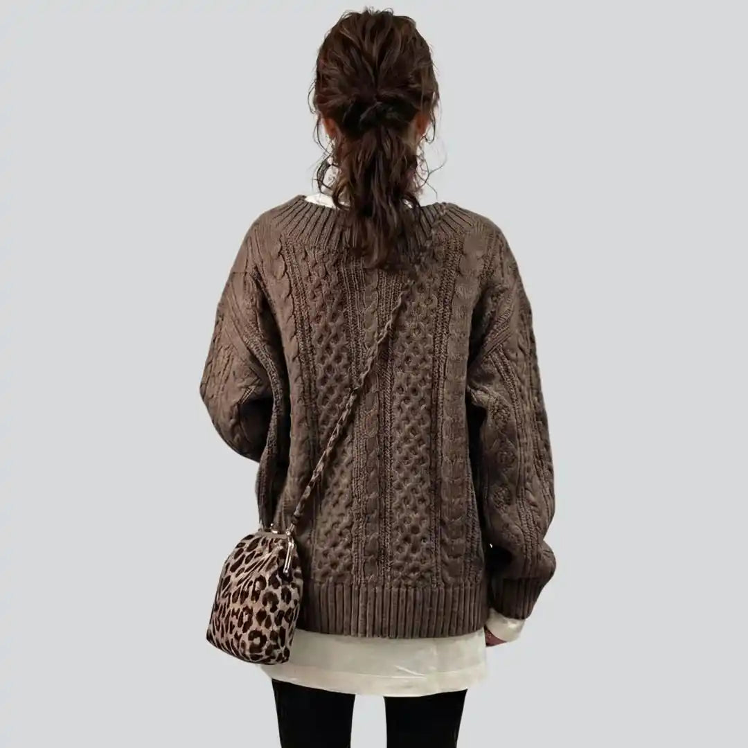 Weicher Rippstrickpullover