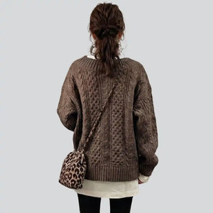 Weicher Rippstrickpullover