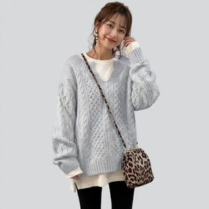 Weicher Rippstrickpullover