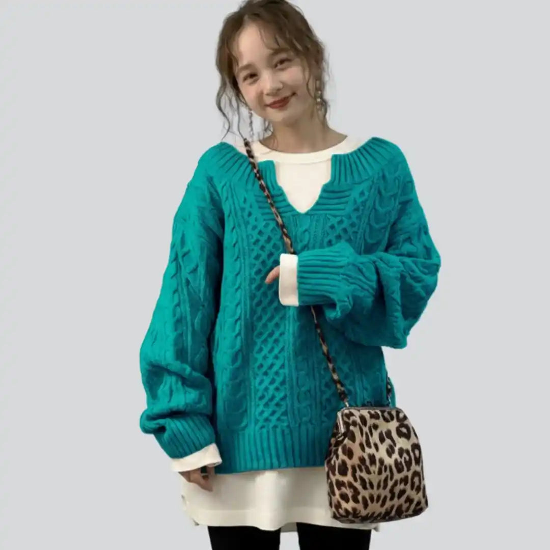 Weicher Rippstrickpullover