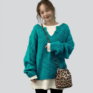 Weicher Rippstrickpullover