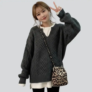 Weicher Rippstrickpullover