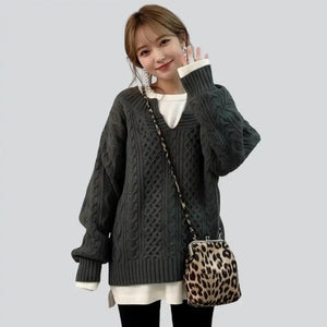 Weicher Rippstrickpullover