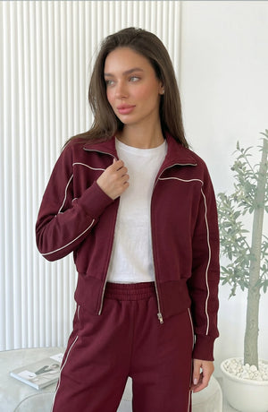 Striped Street Cardigan Set