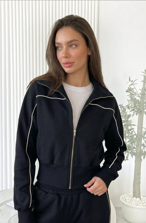 Striped Street Cardigan Set