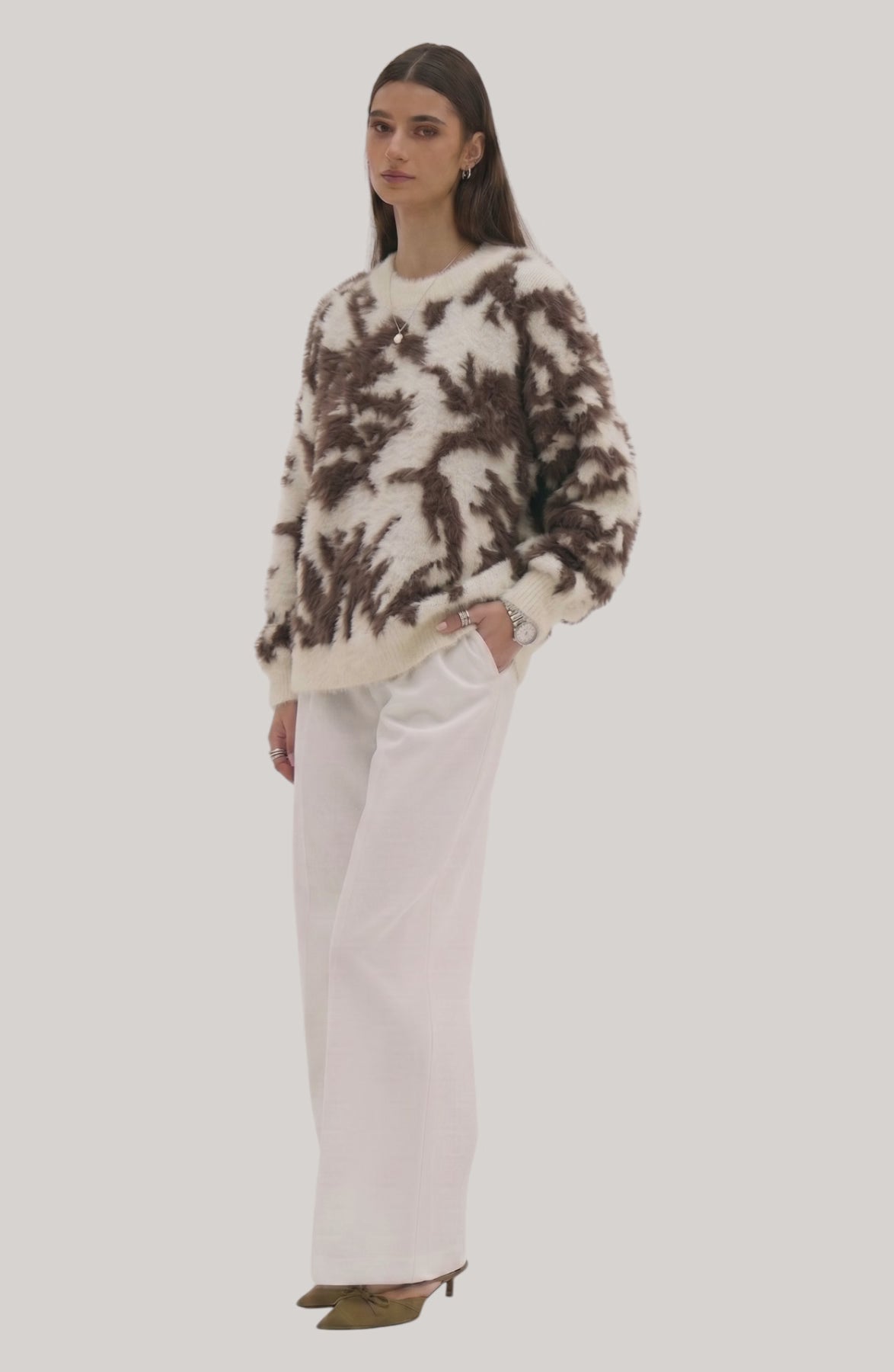 Plush Fur-Blend Sweater