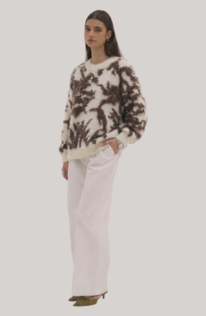 Plush Fur-Blend Sweater