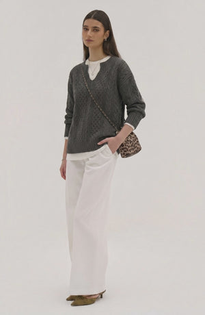 Soft Ribbed Sweater