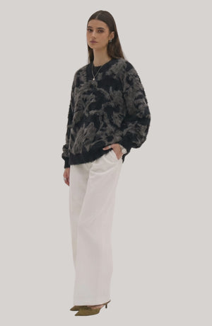 Plush Fur-Blend Sweater