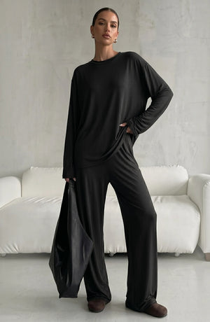 Knit Pajama Lounge Set