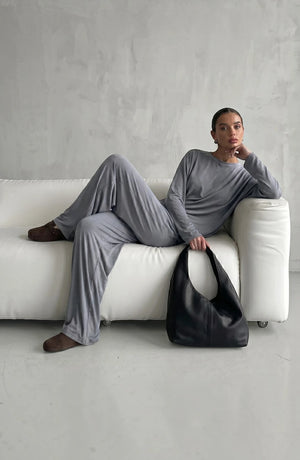 Knit Pajama Lounge Set