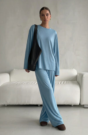Knit Pajama Lounge Set