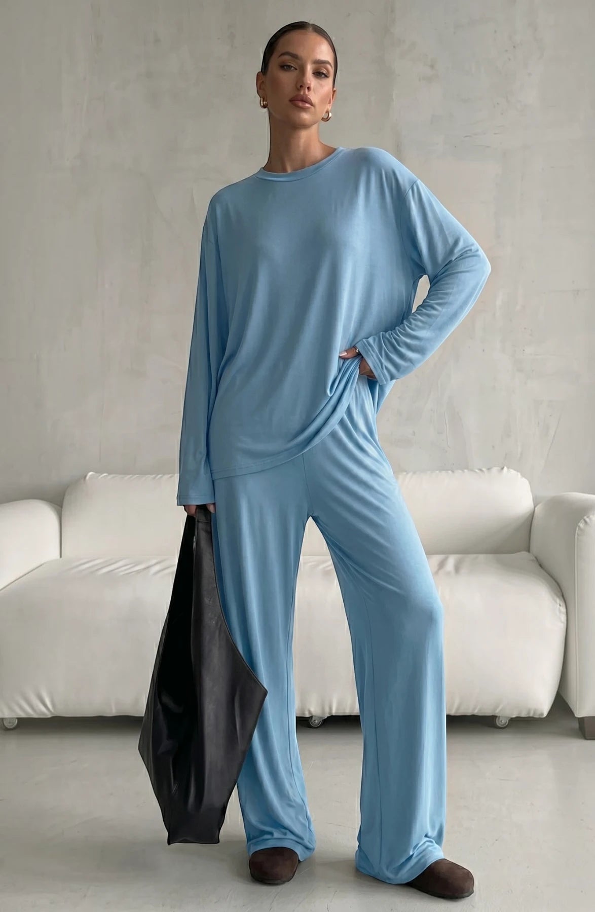 Knit Pajama Lounge Set
